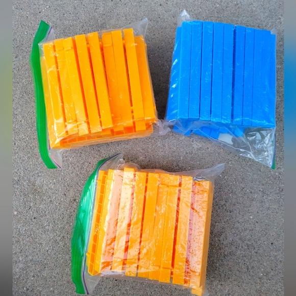 Math Manipulatives-Unifix Cubes, Tens Rods and More! - Picture 8 of 13